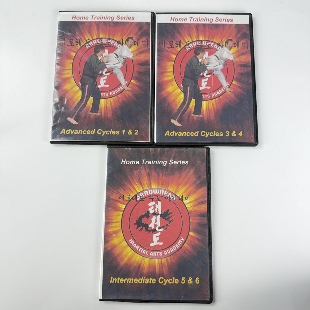 Arrowhead Martial Arts Home Training DVD Set Advanced Intermediate Cycles 1-6